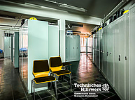 Liegenschaft des THW Ortsverbands Berlin Marzahn-Hellersdorf - Untergeschoss Umkleide (Foto 2)